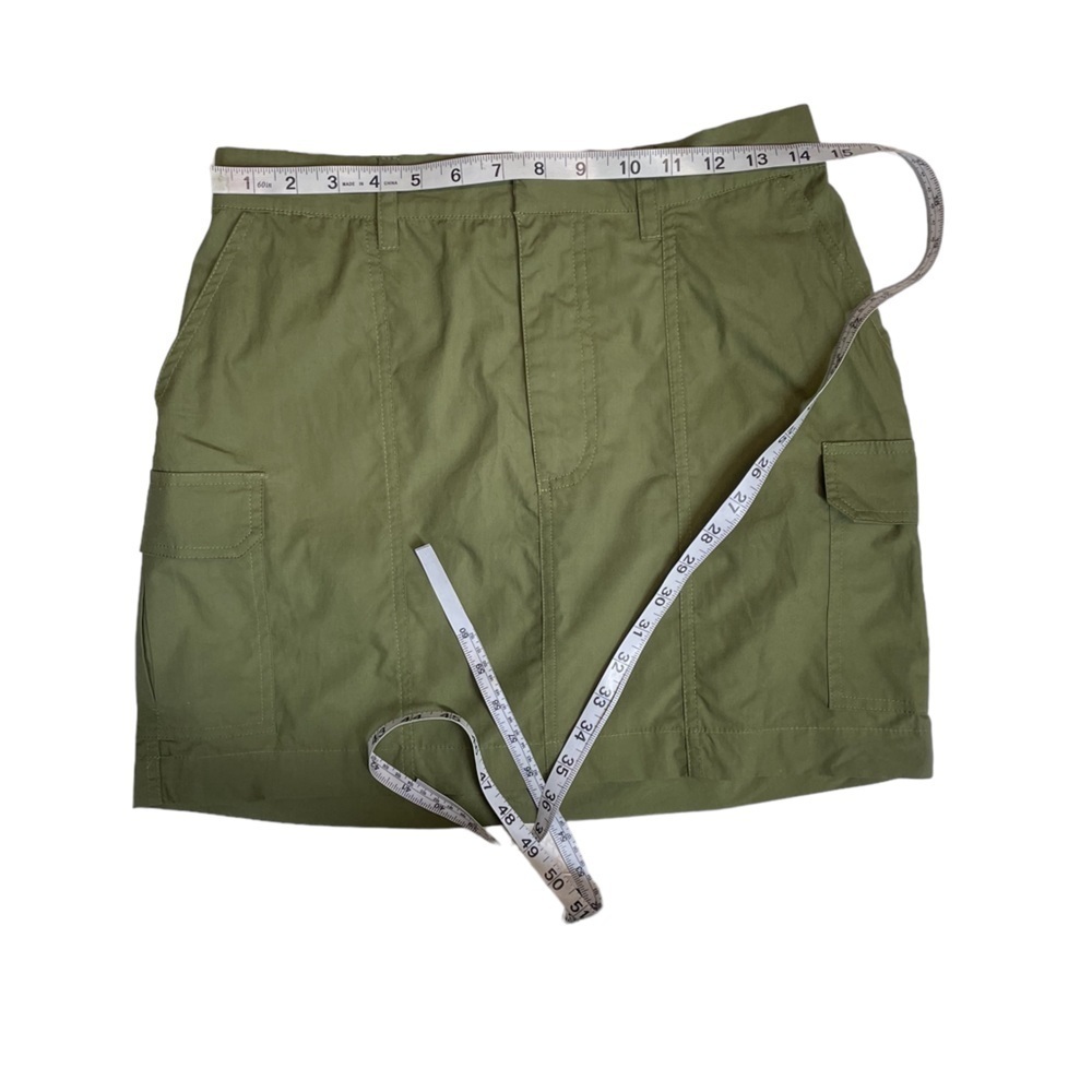 NWT Cotton On Cargo Mini Skirt Green Size 8 - Picture 6 of 8